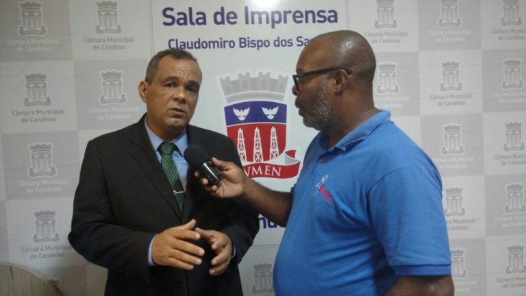 Presidente da Câmara de Vereadores de Simões Filho Genivaldo Lima Visita  Candeias