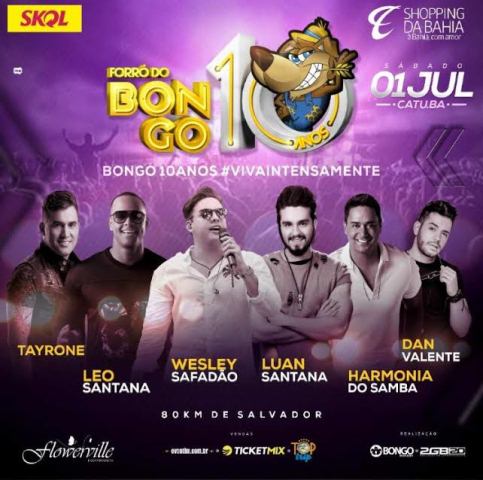 Em sua 10ª edição o Forró do Bongo lança uma festa dentro da festa