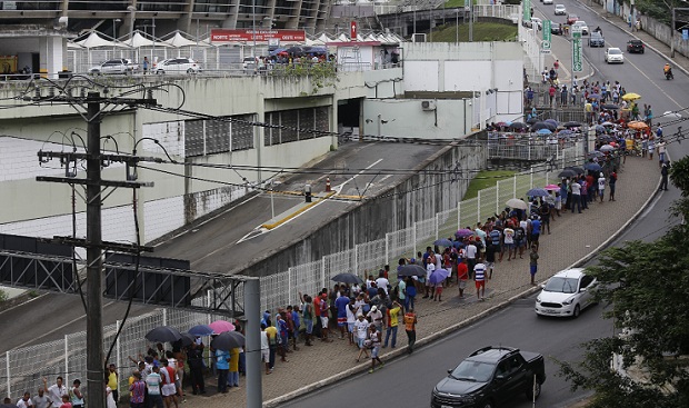 Mais de 30 mil ingressos já foram vendidos para Bahia x Sport