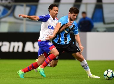 Bahia vacila no fim e perde para o Grêmio em Porto Alegre
