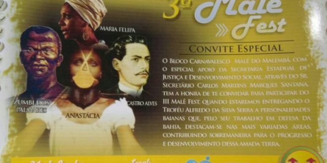 Candeias: III Malê Fest faz homenagem a autoridades e entidades hoje (21)