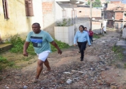Candeias: Prefeito realiza vistoria em ruas que passarão por intervenção asfáltica