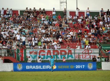 Fluminense de Feira e Juazeirense empatam no jogo de ida das oitavas da Série D
