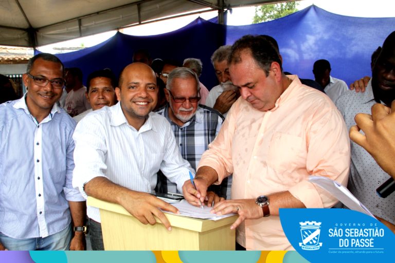 Prefeito Dr. Breno Konrad assina ordem de serviço para obras na Araçatiba