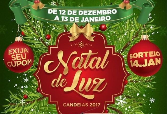 CANDEIAS: CONFIRA OS GANHADORES DA CAMPANHA NATAL DE LUZ 2017
