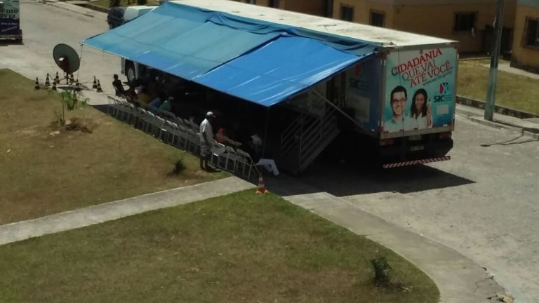 Até Sexta (12), SAC móvel continua no Condomínio Nossa Senhora das Candeias.