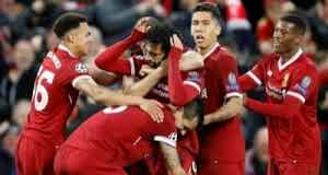Liverpool vence a Roma por 5 a 2 com show de Salah e Firmino