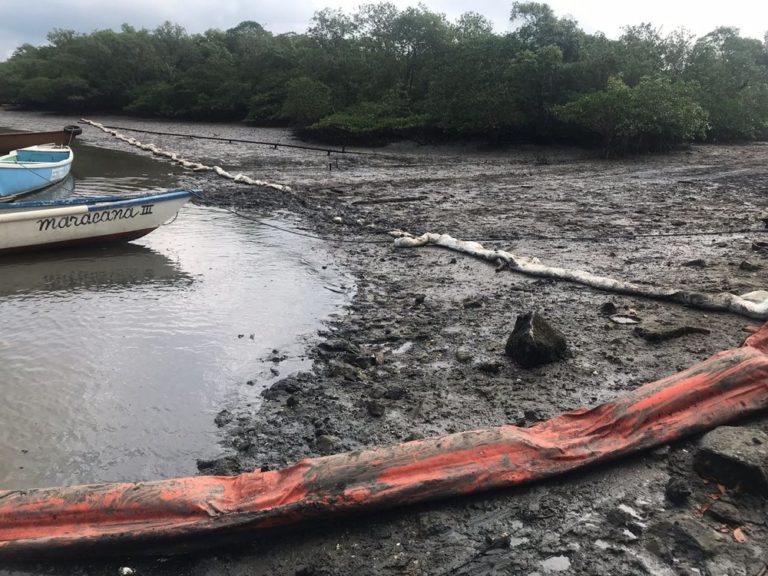 Prefeitura diz que vazamento de óleo em duto da Petrobras contaminou rio e manguezal na BA e multa empresa em R$ 5 milhões