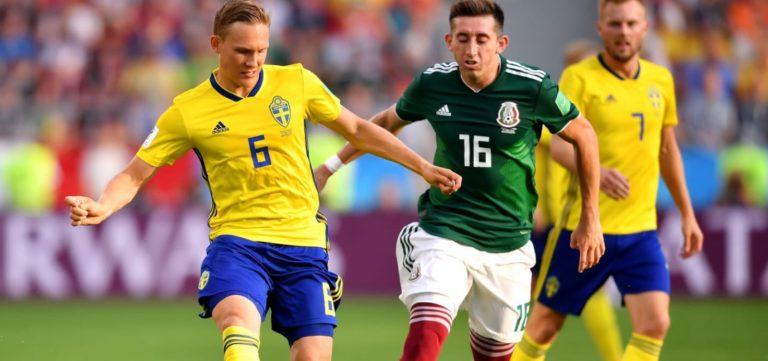 Suécia vence México e se classifica em primeiro no Grupo F