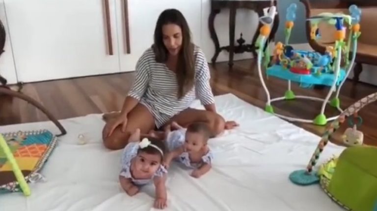 Momento fofura! Ivete Sangalo mostra os rostos das gêmeas em novo vídeo; assista