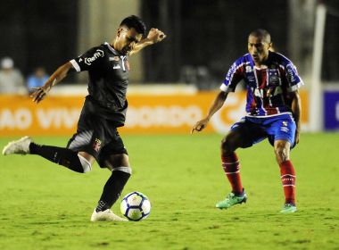 Com um a menos, Bahia perde para o Vasco por 2 a 1 fora de casa