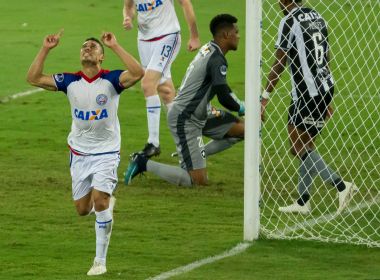 Nos pênaltis, Bahia bate o Botafogo e avança na Sul-Americana