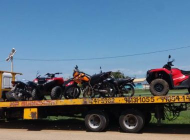 Saubara: PM apreende quadriciclos durante operação em Cabuçu
