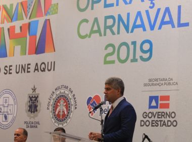 Secretário de Segurança anuncia aumento do efetivo da Polícia Militar no Carnaval