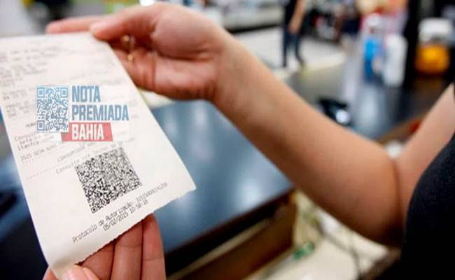 SORTEIO DO MILHÃO DA NOTA PREMIADA BAHIA SERÁ NO PRÓXIMO DIA 20