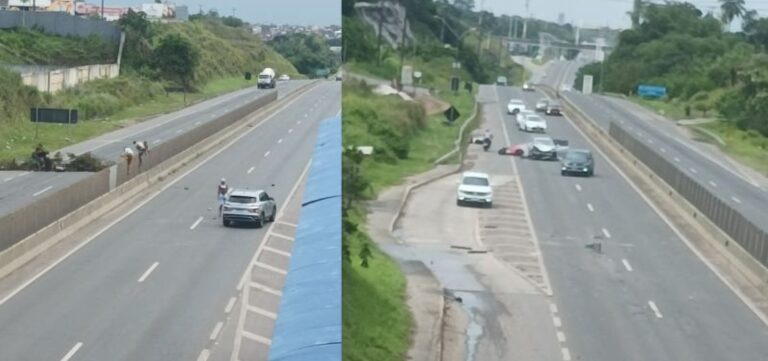 Motoristas são vítimas de arrastão na BA-526, em Salvador