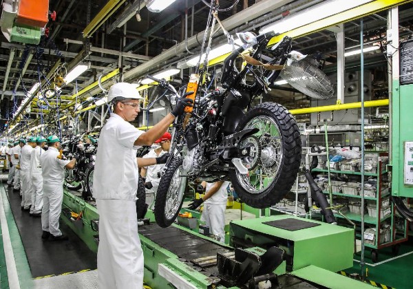 Produção de motocicletas cresce 26% em outubro