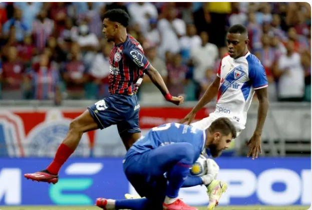 Bahia leva baile, perde para o Fortaleza e segue sem vencer no Nordestão