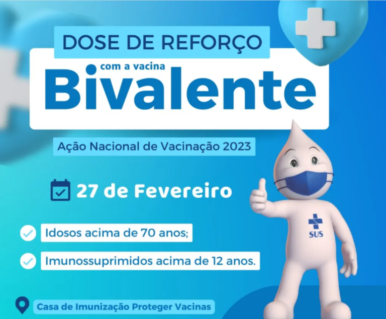 Covid-19: Prefeitura inicia campanha de vacinação bivalente