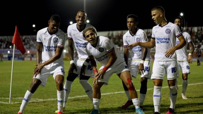 Bahia vira para cima do Atlético de Alagoinhas e vence a primeira na Copa do Nordeste