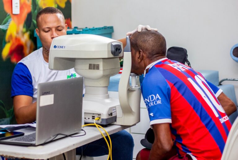 Prefeitura realiza triagem para mutirão de oftalmologia
