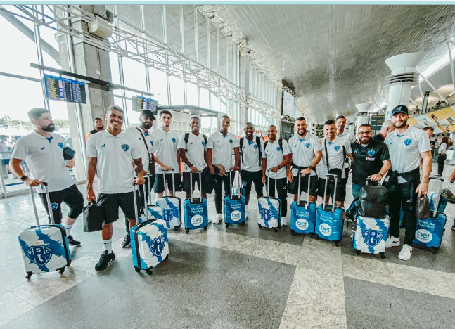 Sem Vinícius Leite, Paysandu chega ao Rio de Janeiro para encarar o Fluminense pela Copa do Brasil