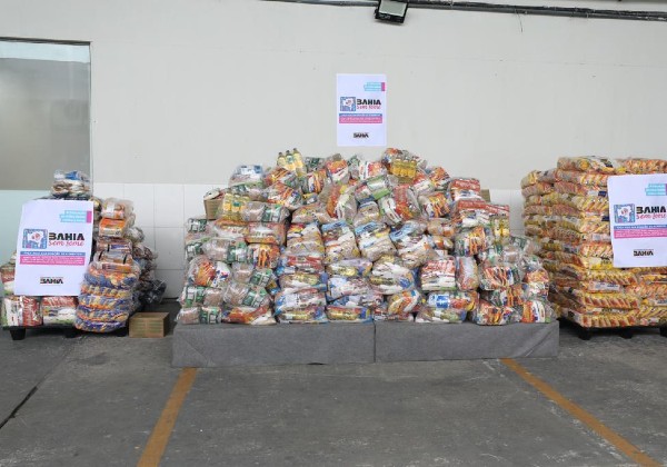 Campanha Bahia sem Fome arrecada 60 toneladas de alimentos