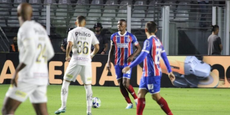 Bahia perde para o Santos na Vila Belmiro