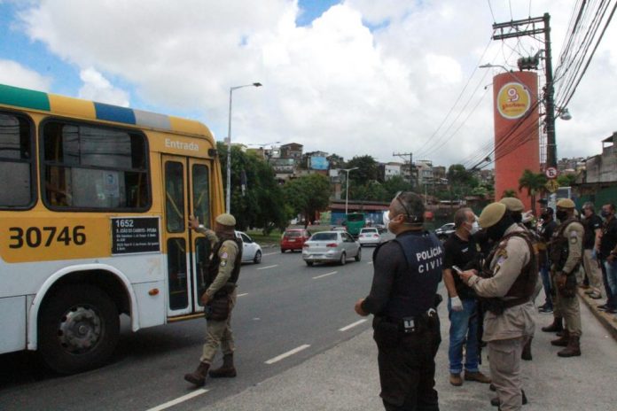 Ações policiais alcançam redução de 22% no índice de roubos em coletivos