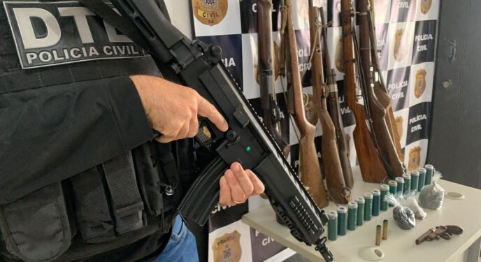 Operação da Polícia baiana prende 162 no interior