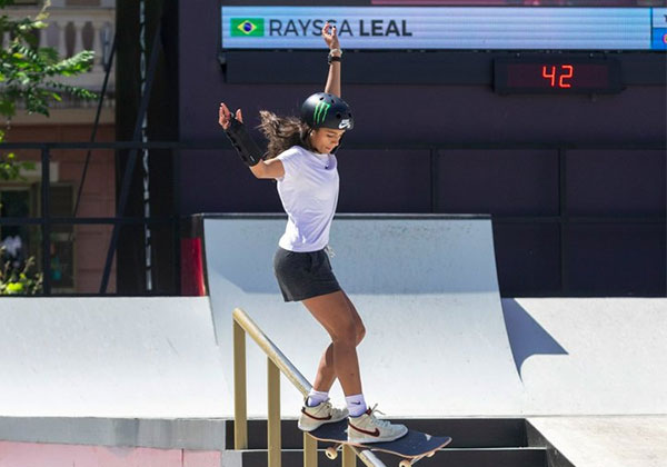 Rayssa Leal garante vaga na decisão da etapa do Circuito Mundial de skate street na Itália