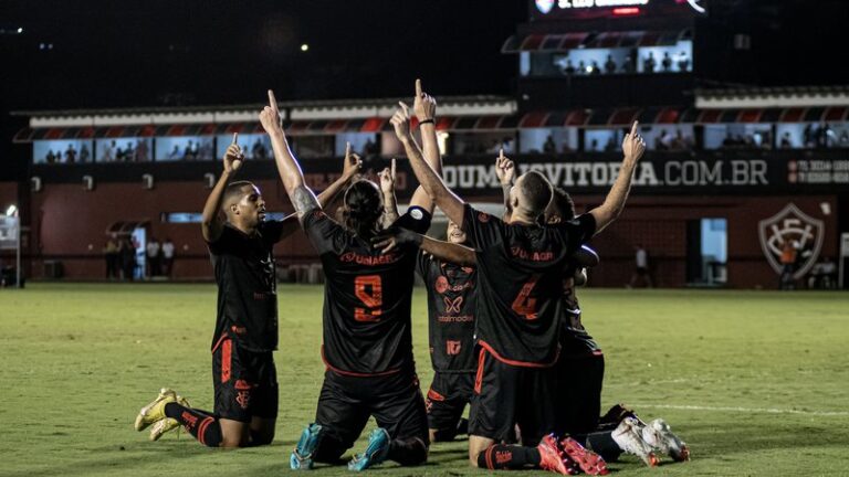 Mesmo com desfalques, Vitória aplica 2 a 0 contra Botafogo-SP no Barradão