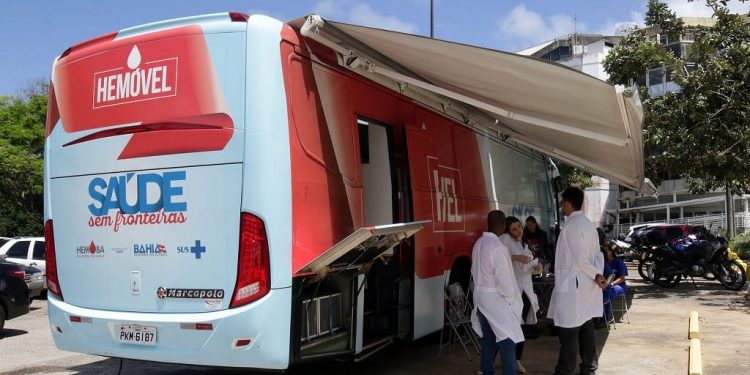 Unidade móvel da HEMOBA retorna à Candeias em outubro