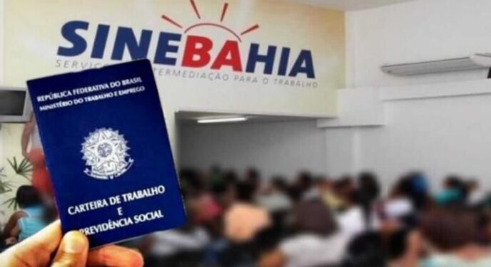 SineBahia: Vagas sexta em Salvador, S. Filho, Itabuna e mais 12 cidades