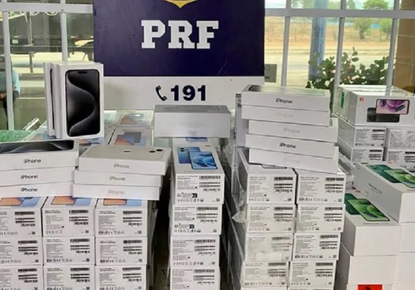 Equipamentos eletrônicos são apreendidos em abordagem a ônibus na BR