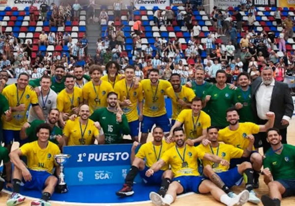 Brasil bate Argentina e conquista o Sul-Centro Americano de Handebol