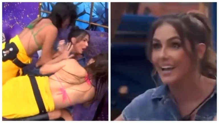 INVADIU O BBB24: Deborah Secco é recebida por Bia e Alane aos gritos