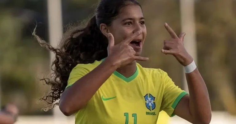 Giovanna Waksman, jóia brasileira, marca seus primeiros gols pela Seleção