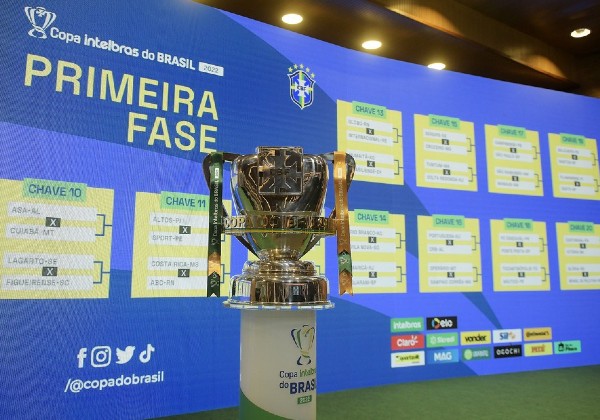Definidos os 16 confrontos de ida e volta da 3ª fase da Copa do Brasil