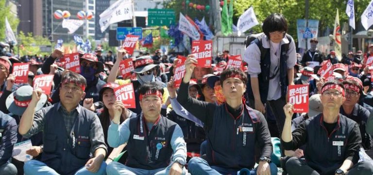 Trabalhadores da Samsung na Coreia do Sul convoca greve após paralisação nas negociações salariais