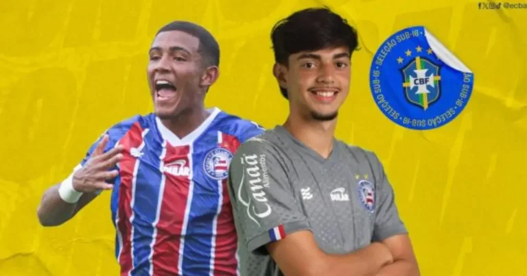 A Confederação Brasileira de Futebol (CBF), divulgou na noite desta quarta-feira (29), a tabela detalhada do Campeonato Brasileiro até a 15ª rodada da competição. Com isso, seis novos jogos foram adicionados ao calendário do Esporte Clube Bahia.   Dos seis duelos, três acontecerão na Casa de Apostas Arena Fonte Nova e outros três serão jogados fora de casa. O Bahia enfrentará o Atlético-MG neste domingo (02), na Arena MRV e depois recebe o Fortaleza, na fonte, às 21h30 do dia 13/06. Após isso, o tricolor encara Flamengo, Cruzeiro, Vasco, São Paulo, Juventude e Palmeiras.   Confira, de forma detalhada, os próximos jogos do Esquadrão:  10ª – Flamengo x Bahia, dia 20/06, às 20h, no Maracanã.  11ª – Bahia x Cruzeiro, dia 23/06, às 18h30, na Casa de Apostas Arena Fonte Nova.  12ª – Bahia x Vasco, dia 26/06, às 21h30, na Casa de Apostas Arena Fonte Nova.   13ª – São Paulo x Bahia, dia 30/06, às 16h, no Morumbis.   14ª – Bahia x Juventude, a definir data e horário, na Casa de Apostas Arena Fonte Nova.   15ª – Palmeiras x Bahia, dia 07/07, às 16h, no Allianz Parque.