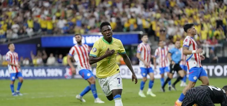 Sob o comando de Vinicius Júnior, Brasil derrota Paraguai na Copa América