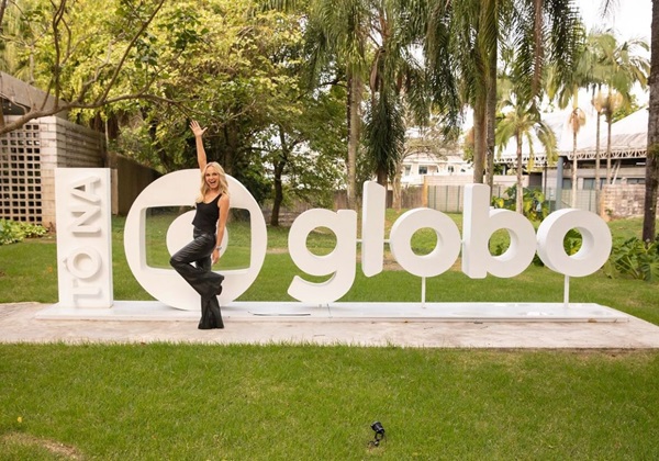 liana publica primeiros registros na Globo: ‘que recepção calorosa’