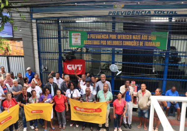 Servidores do INSS entram em greve em todo o país; ato em agência das Mercês é cancelado