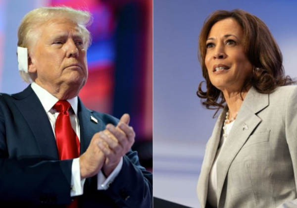 Trump aparece à frente de Kamala em nova pesquisa, com 49% das intenções de voto