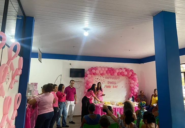 Candeias: Pink Day incentiva prevenção ao câncer de mama e de colo do útero nas Unidades de Saúde