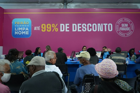 Feirão Serasa Limpa Nome já registra mais de 50 mil acordos em todo o estado