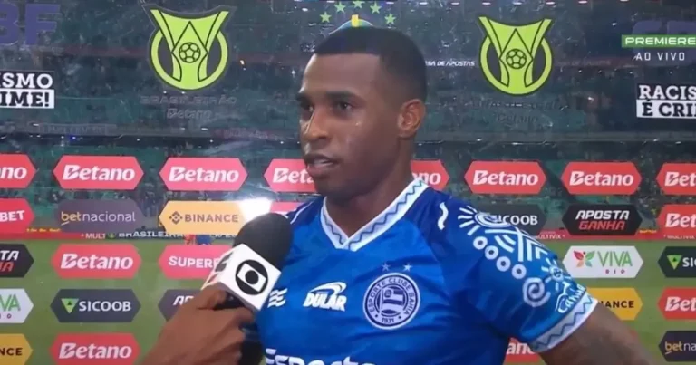 Jean Lucas lamenta derrota para o Palmeiras, mas reforça atuação do Bahia: ”Fizemos um grande jogo”