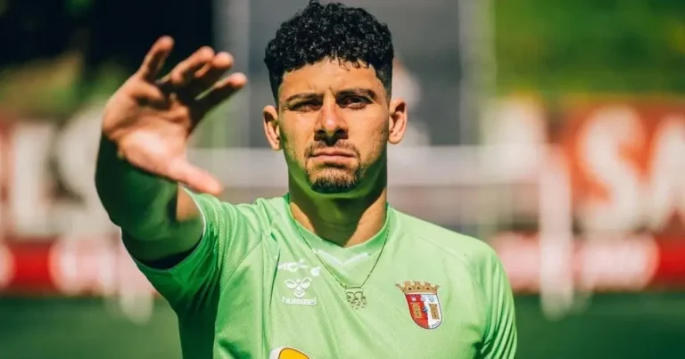 Goleiro titular do Braga, Matheus Magalhães está na mira do Bahia