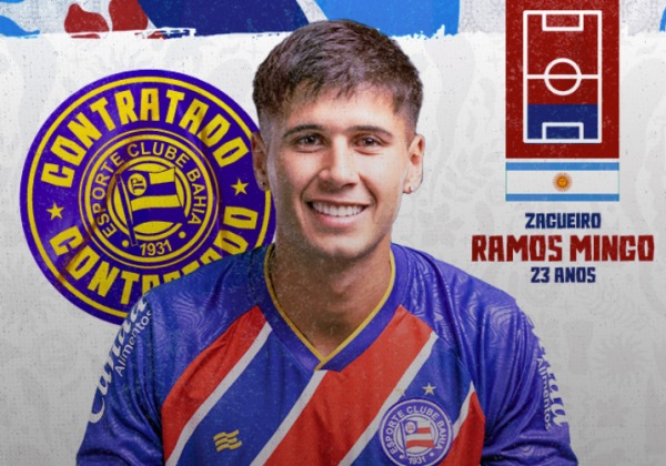 Argentino Ramos Mingo é o novo zagueiro do Bahia